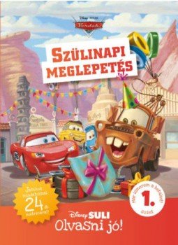  - Szülinapi meglepetés - Disney Suli - Olvasni jó! 1. szint - Játékos feladatokkal, 24 db matricával!, null 2020 antikvár könyv