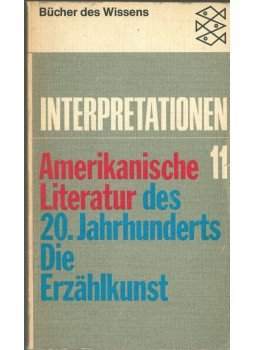 Gerhard Hoffmann - Amerikanische Literatur des 20. Jahrhunderts - Die Erzählkunst,  1972 antikvár könyv