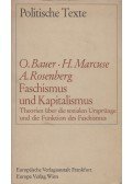 Bauer, Otto,Marcuse, Herbert,ROSENBERG, ARTHUR - Faschismus und Kapitalismus