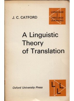 J. C. Catford - A Linguistic Theory of Translation: An Essay in Applied Linguistics, London 1967 antikvár könyv