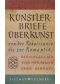Uhde-Bernays, Hermann - Künstlerbriefe über Kunst