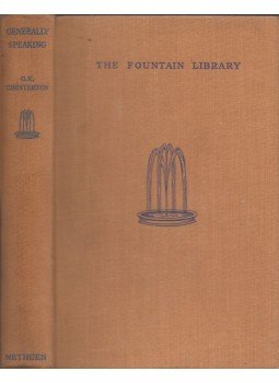 G. K. Chesterton - Generally Speaking: A book of essays G. K. Chesterton - Generally Speaking: A book of essays, London 1937 antikvár könyv
