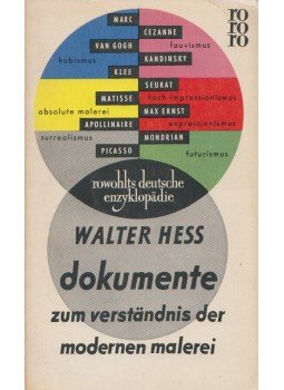 Hess, Walter - Dokumente zum Verständnis der modernen Malerei, Reinbek bei Hamburg 1962 antikvár könyv