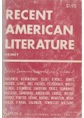 Donald Heiney - Recent American Literature