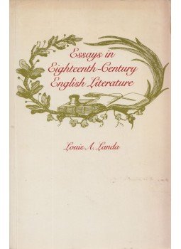 Louis A. Landa - Essays in Eighteenth Century English Literature, Princeton 1980 antikvár könyv