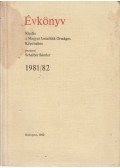 Scheiber Sándor - Évkönyv 1981/82
