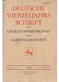 Richard Brinkmann,Walter Haug - Deutsche Vierteljahrsschrift für Literaturwissenchaft und Geistesgeschichte - 59. Jahrgang 1985 Dezember Heft 4