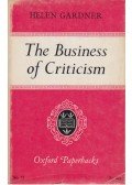 Helen Gardner - The Business of Criticism