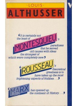 Althusser, Louis - Montesquieu, Rousseau, Marx: Politics and History Althusser, Louis - Montesquieu, Rousseau, Marx: Politics and History, London 1982 antikvár könyv