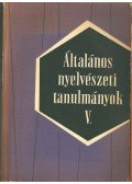 Telegdi Zsigmond - Általános nyelvészeti tanulmányok V.