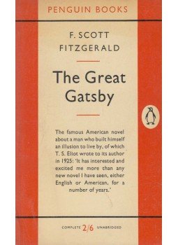 F. Scott Fitzgerald - The Great Gatsby F. Scott Fitzgerald - The Great Gatsby, Harmondsworth 1958 antikvár könyv