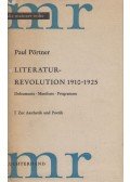 Paul Pörtner - Literatur-Revolution 1910-1925 I-II.