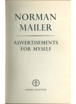 Mailer, Norman - Advertisements for Myself Mailer, Norman - Advertisements for Myself, 1961 antikvár könyv