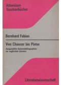 Bernhard Fabian - Von Chaucer bis Pinter