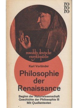 Karl Vorländer - Philosophie Der Renaissance, München 1965 antikvár könyv