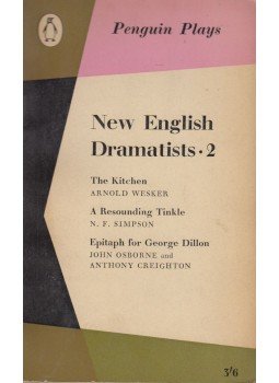 Arnold Wesker, N. F. Simpson, John Osborne, Anthony Creighton - New English Dramatists 2. Arnold Wesker, N. F. Simpson, John Osborne, Anthony Creighton - New English Dramatists 2., London 1958 antikvár könyv
