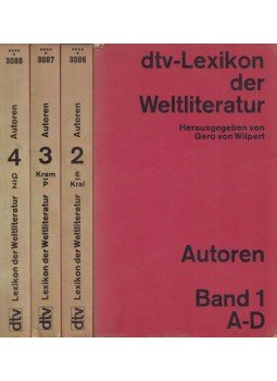 Gero von Wilpert - dtv-Lexikon der Weltliteratur Band 1-4, München 1971 antikvár könyv