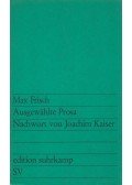 Frisch, Max - Ausgewählte Prosa