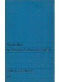 Brecht, Bertolt,Hecht, Werner - Materialien zu Brechts - "Leben des Galilei"