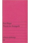 Bürger, Peter - Theorie der Avantgarde