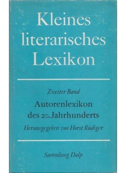 Rüdiger, Horst - Kleines literarisches Lexikon II., Bern-München 1961 antikvár könyv