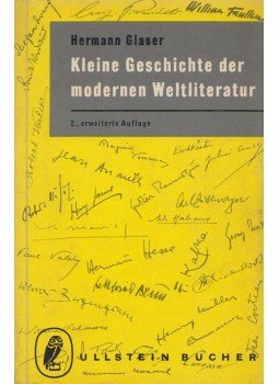 GLASER, HERMANN - Kleine Geschichte der modernen Weltliteratur, Frankfurt am Main 1959 antikvár könyv
