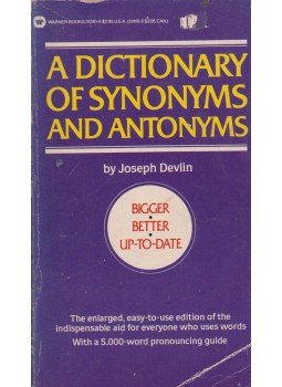 Joseph Devlin - Dictionary of Synonyms & Antonyms, New York 1987 antikvár könyv