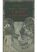 Erich Auerbach - Introduction to Romance Languages & Literature