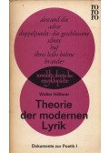 Walter Höllerer - Theorie der modernen Lyrik - Dokumente zur Poetik I