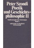 Szondi, Peter - Poetik und Geschichtsphilosophie II.