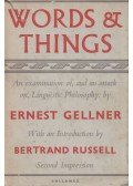 Ernest Gellner - Words and Things