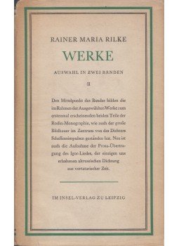 Rainer Maria Rilke - Werke II. Rainer Maria Rilke - Werke II., Leipzig 1953 antikvár könyv