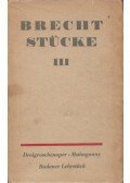 Brecht, Bertolt - Stücke III.