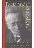 Karl Kraus - Dicta and Contradicta