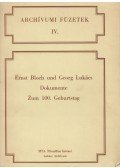 Mesterházi Miklós,Mezei György - Ernst Bloch und Georg Lukács