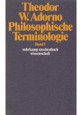 Adorno, Theodor W. - Philosophische Terminologie 1.