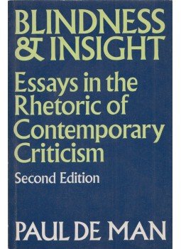 Paul de Man - Blindness and Insight, London 1983 antikvár könyv