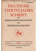 Richard Brinkmann,Hugo Kuhn - Deutsche Vierteljahrsschrift für Literaturwissenschaft und Geistesgeschichte - 45.Jahrgang 1971 Heft 2/Juni