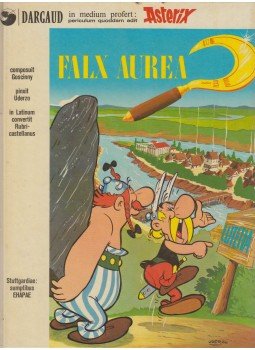Rene Goscinny - Asterix: Falx Aurea Rene Goscinny - Asterix: Falx Aurea, Stuttgart 1975 antikvár könyv