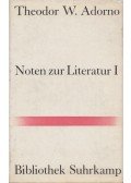 Adorno, Theodor W. - Noten zur Literatur I.