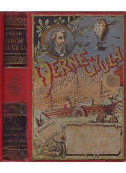 Jules Verne - Huszezer mérföldnyire a tenger alatt. Jules Verne - Huszezer mérföldnyire a tenger alatt., Budapest 1891 antikvár könyv