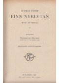 Budenz József - Finn nyelvtan