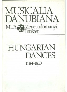 Papp Géza - Hungarian Dances 1784-1810 (dedikált), Budapest 1986 antikvár könyv