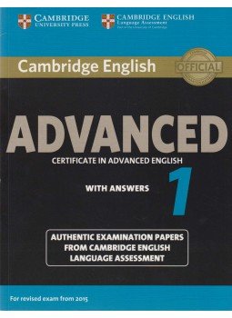  - Cambridge English Advanced Certificate in Advanced English with Answers 1, Cambridge 2015 antikvár könyv