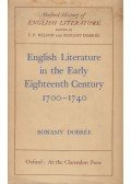 Bonamy Dobrée - English Literature in the Early Eighteenth Century