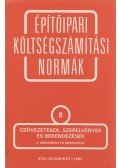  - Építőipari költségszámítási normák 8. kötet
