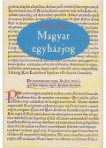 Szathmáry Béla - Magyar egyházjog