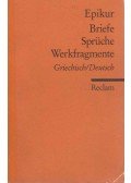 Epikur - Briefe  - Sprüche Werkfragmente