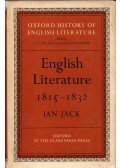 Ian Jack - English Literature 1815-1832