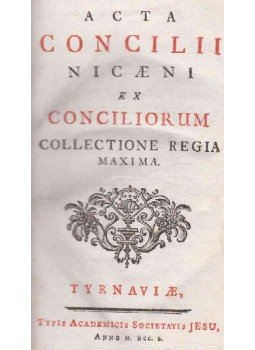  - Acta concilii nicaeni ex conciliorum collectione regia maxima., (Nagyszombat) Tyrnaviae 1750 antikvár könyv